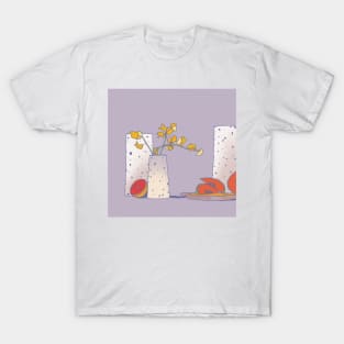 fruit + vases (purple) T-Shirt